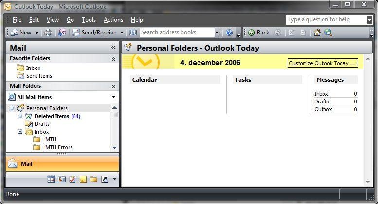 Vista Outlook Failed To Initialize